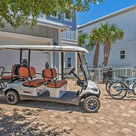 Beach House Right Off 30 A With Golf Cart!